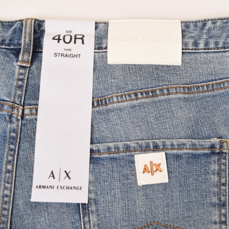 �礭�������� ��� ����ޡ��˥����������� A/X ARMANI EXCHANGE �ǥ˥�ѥ�� ������ �����ѥ� �桼���ɲù� ���᡼��  ���ȥ졼�� STRAIGHT 40�����