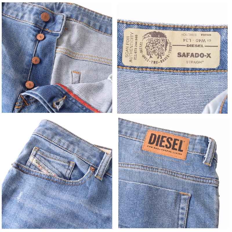 ��SALE�� �礭�������� ��� DIESEL �ǥ������� �ǥ˥�ѥ�� ������ �쥮��顼 ����� ���ȥ졼�� SAFADO 083AX STRETCH 40�����