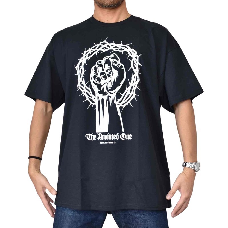 �礭�������� ��� EYEDY �����ǥ��� THE ONE Ⱦµ�ԥ���� �� �� �֥�å� �ۥ磻�� XXL XXXL [M�� 1/1]