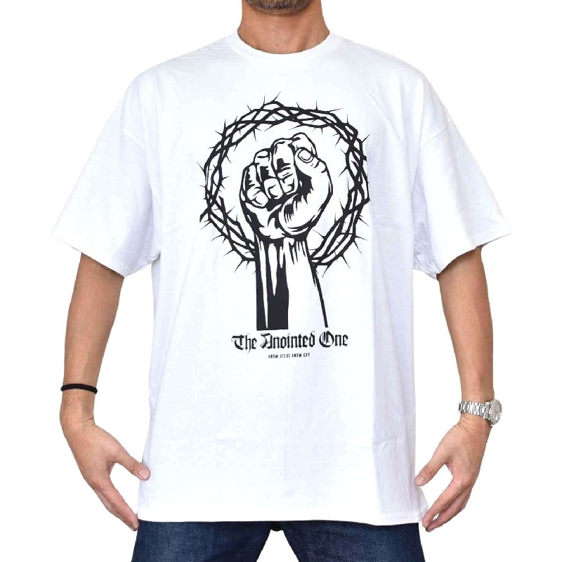 �礭�������� ��� EYEDY �����ǥ��� THE ONE Ⱦµ�ԥ���� �� �� �֥�å� �ۥ磻�� XXL XXXL [M�� 1/1]