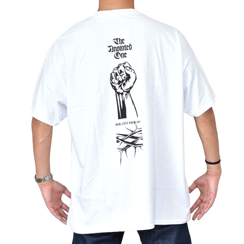 �礭�������� ��� EYEDY �����ǥ��� THE ONE Ⱦµ�ԥ���� �� �� �֥�å� �ۥ磻�� XXL XXXL [M�� 1/1]