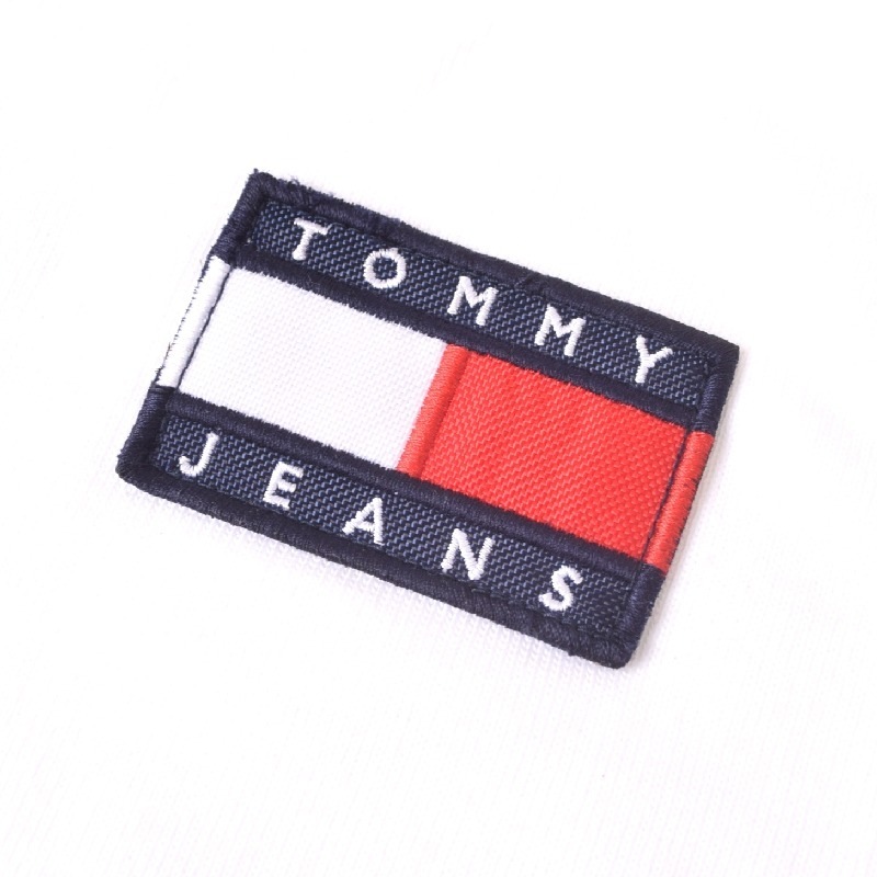 SALE 礭 TOMMY JEANS ȥߡ å Ⱦµԥ 롼ͥå   ۥ磻 ԥ XL XXL