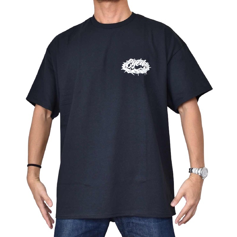 ��SALE���礭�������� ��� EYEDY �����ǥ��� TEAM CROWN Ⱦµ�ԥ���� �� �� �֥�å� �ۥ磻�� XXL XXXL [M�� 1/1]