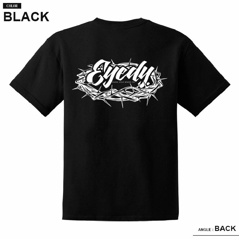 ��SALE���礭�������� ��� EYEDY �����ǥ��� TEAM CROWN Ⱦµ�ԥ���� �� �� �֥�å� �ۥ磻�� XXL XXXL [M�� 1/1]