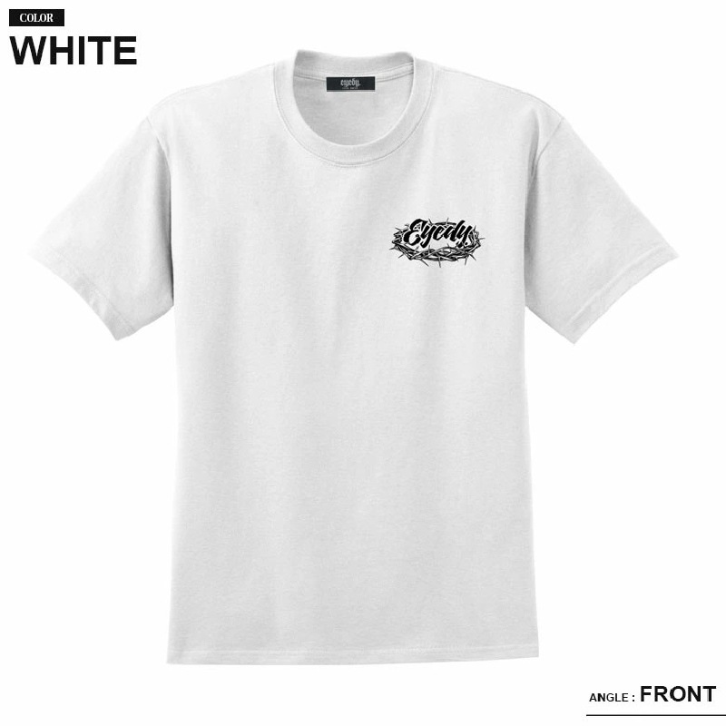 ��SALE���礭�������� ��� EYEDY �����ǥ��� TEAM CROWN Ⱦµ�ԥ���� �� �� �֥�å� �ۥ磻�� XXL XXXL [M�� 1/1]