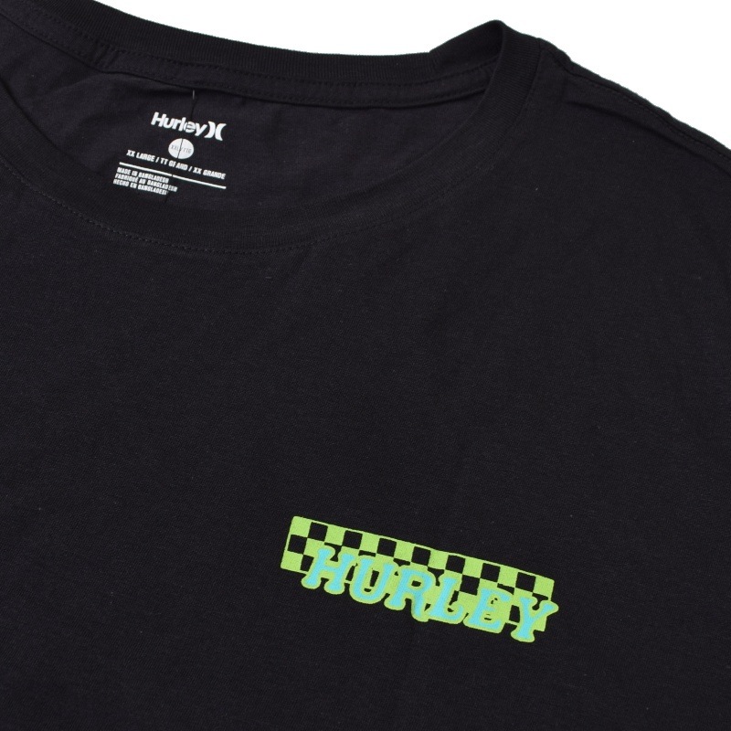 �礭�������� ��� Hurley �ϡ��졼 Ⱦµ �ԥ���� �Хå��ץ��� �� �֥�å� USA��ǥ� XL XXL