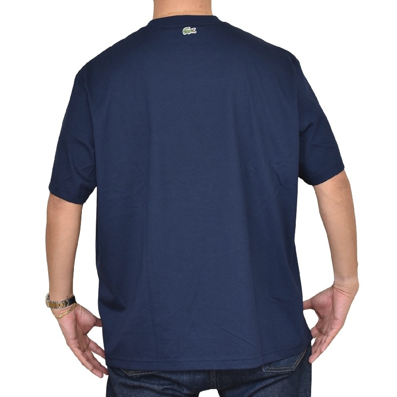 �礭�������� ��� Lacoste �饳���� ���롼�ͥå� Ⱦµ�ԥ���� �ͥ��ӡ� CLASSIC FIT XXL XXXL XXXXL