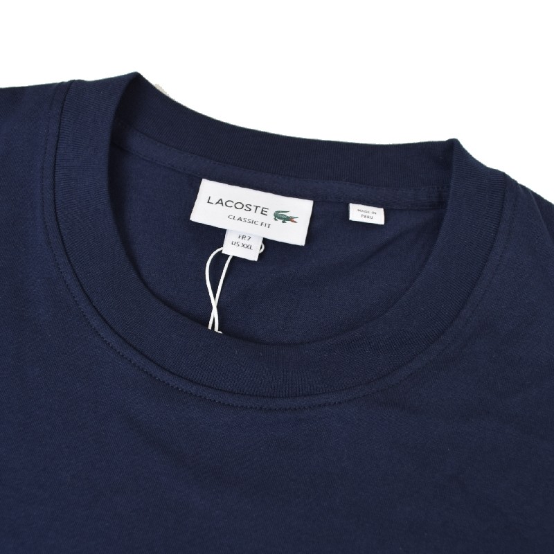 �礭�������� ��� Lacoste �饳���� ���롼�ͥå� Ⱦµ�ԥ���� �ͥ��ӡ� CLASSIC FIT XXL XXXL XXXXL
