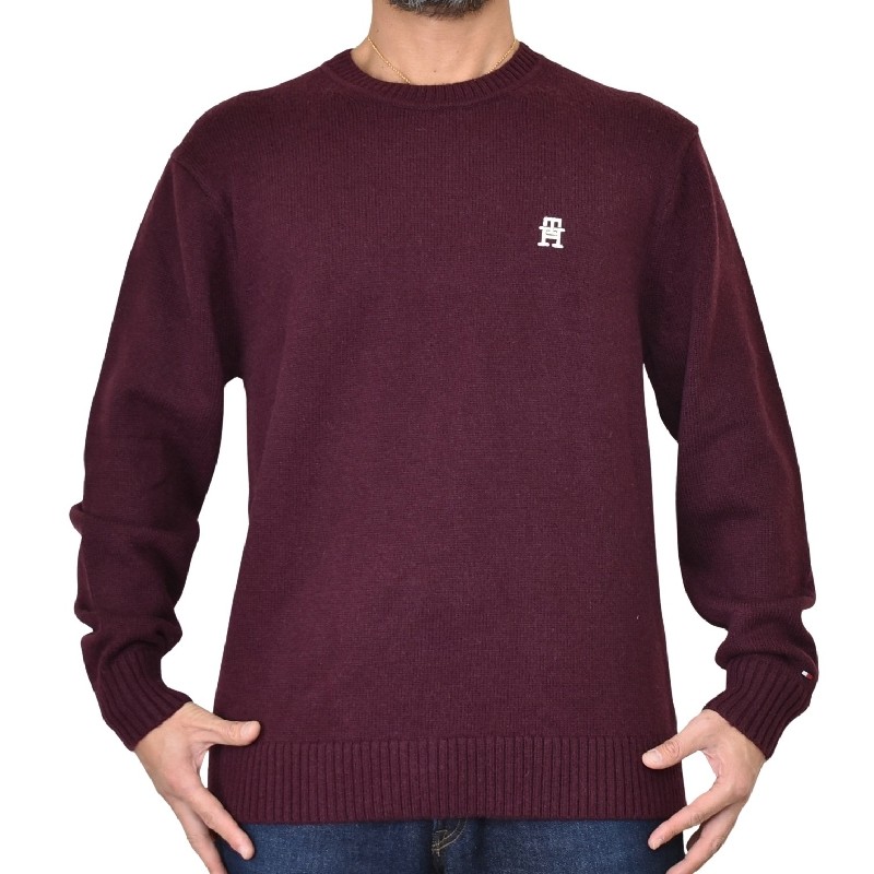 �礭����������� �ȥߡ��ҥ�ե����� TOMMY HILFIGER �������� �˥å� ���롼�ͥå� Ĺµ ���ݥ���Ȼɽ� XL XXL