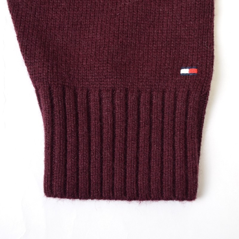 �礭����������� �ȥߡ��ҥ�ե����� TOMMY HILFIGER �������� �˥å� ���롼�ͥå� Ĺµ ���ݥ���Ȼɽ� XL XXL