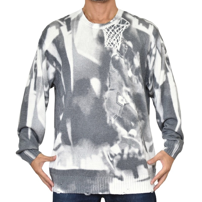 �礭�������� ��� NIKE �ʥ��� AIR JORDAN �������硼���� �ץ륪���С� ���롼�ͥå��������� �˥å� USA��ǥ� JORDAN BRAND M J AIR JORDAN KNIT SWEATER SAIL XL XXL