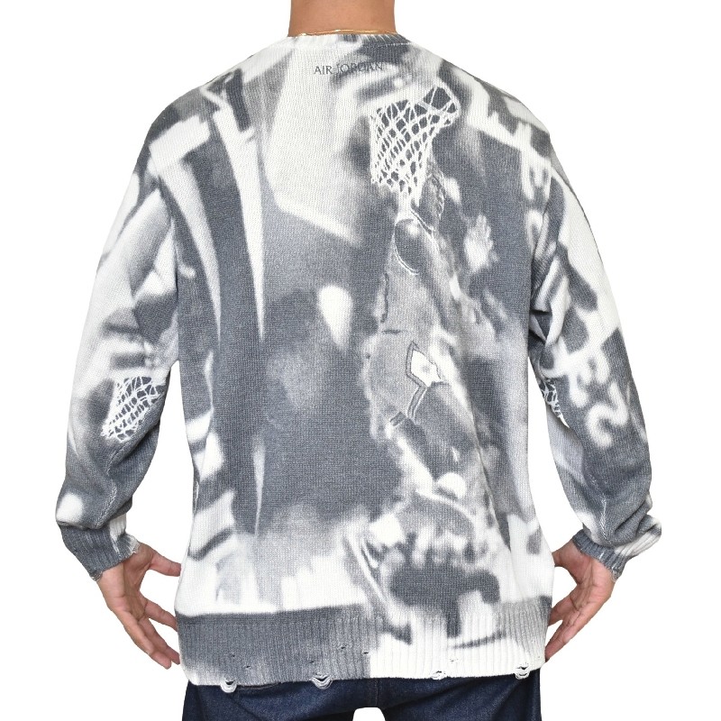 �礭�������� ��� NIKE �ʥ��� AIR JORDAN �������硼���� �ץ륪���С� ���롼�ͥå��������� �˥å� USA��ǥ� JORDAN BRAND M J AIR JORDAN KNIT SWEATER SAIL XL XXL