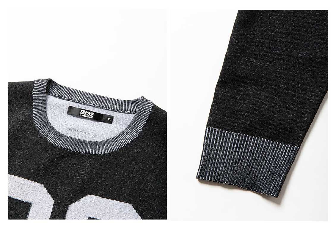 ��SALE�� �������� �礭�������� ��� SY32 by SWEET YEARS ���������ȥ��䡼�� JACQUARD KNIT ���㥬���� �˥å� ���åȥ��� �������� Ĺµ XXL XXXL XXXXL