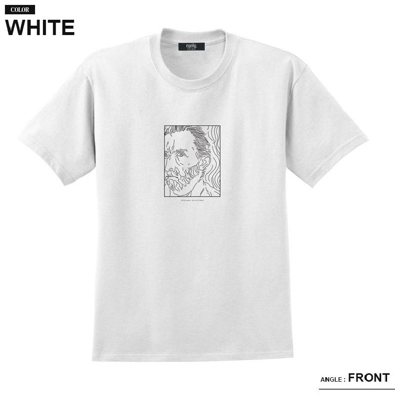 �礭�������� ��� EYEDY �����ǥ��� GOGH ���å� Ⱦµ�ԥ���� �� �� �֥�å� �ۥ磻�� XXL XXXL [M�� 1/1]