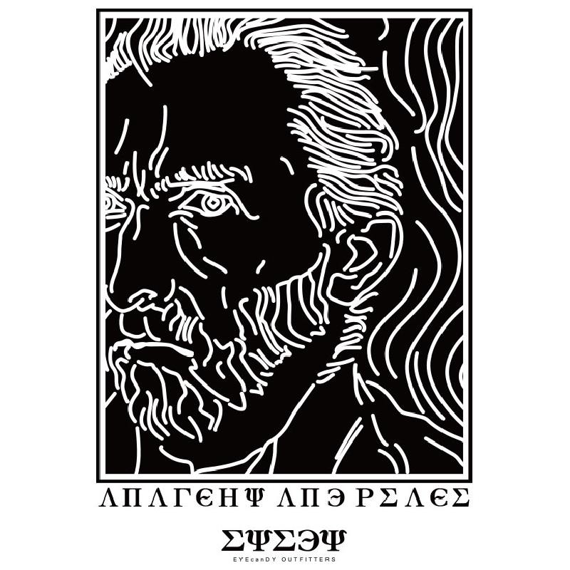 �礭�������� ��� EYEDY �����ǥ��� GOGH ���å� Ⱦµ�ԥ���� �� �� �֥�å� �ۥ磻�� XXL XXXL [M�� 1/1]