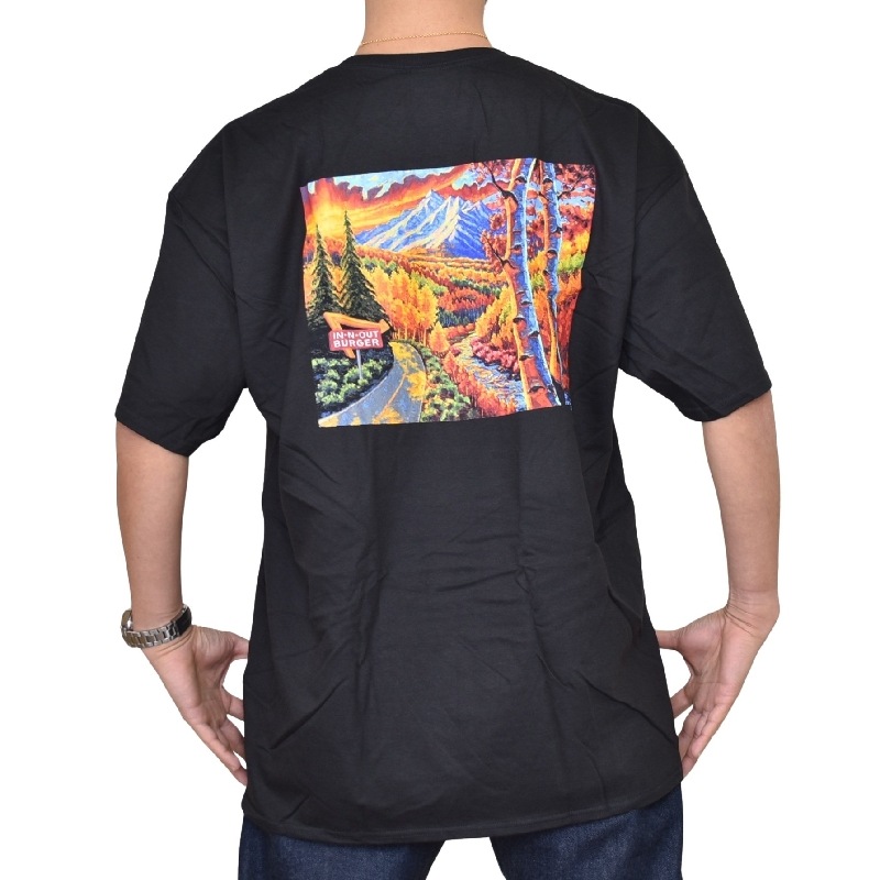 �礭�������� ��� IN-N-OUT BURGER ���󥢥�ɥ����ȥС����� Ⱦµ�ԥ���� �� �֥�å� ������� XXL