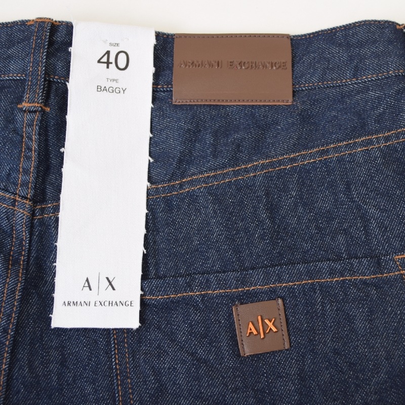 �礭�������� ��� ����ޡ��˥����������� A/X ARMANI EXCHANGE �ǥ˥�ѥ�� ������ �����ѥ� ���� ���� �Х��� BAGGY 40�����