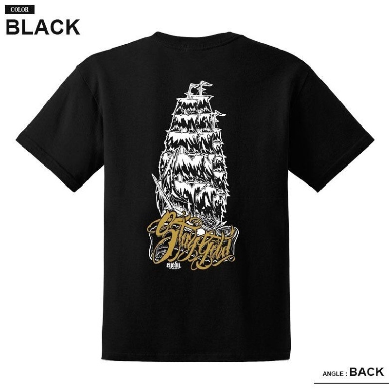 �礭�������� ��� EYEDY �����ǥ��� SHIP Ⱦµ�ԥ���� �� �� �֥�å� �ۥ磻�� XXL XXXL [M�� 1/1]