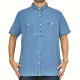 礭  NAUTICA Ρƥ Ρ Ⱦµ  ֥졼 ǥ˥ chambray short-sleeve shirt XL