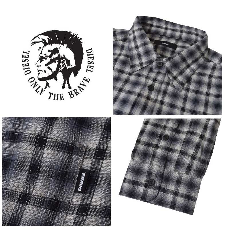 ��SALE�� �礭�������� ��� DIESEL �ǥ������� �����奢�� �����å��� Ĺµ����� S-CULL-A XXL