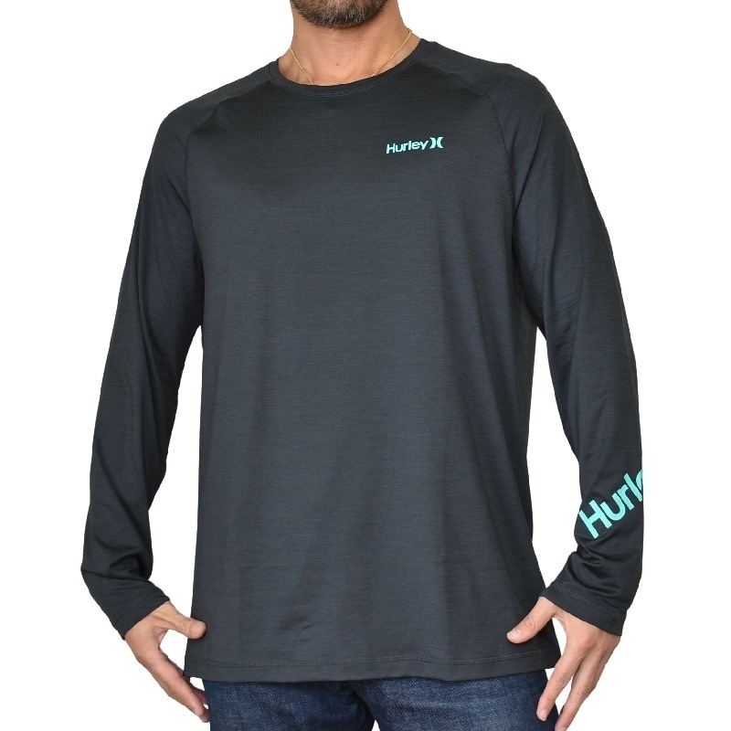 SALE】 大きいサイズ メンズ Hurley ハーレー 長袖 ラッシュ