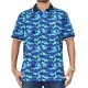�礭�������� ��� NAUTICA �Ρ��ƥ��� �Ρ����� �ݥ������ Ⱦµ ���� Shark Week Sustainably Crafted Classic Fit Shark Print Polo XL XXL XXXL [M�� 1/1]