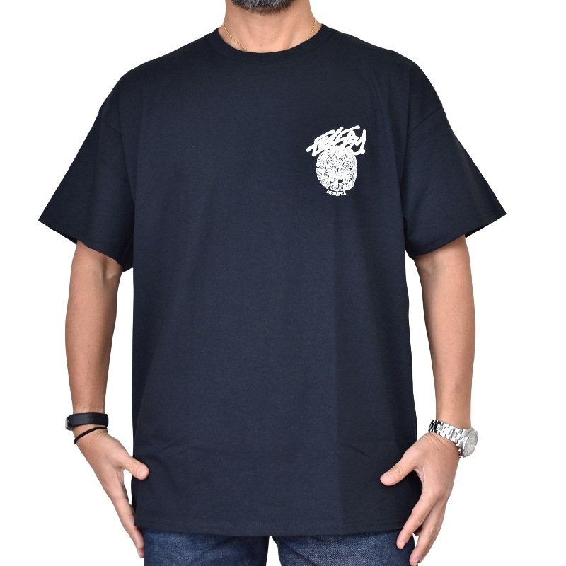 �礭�������� ��� EYEDY �����ǥ��� AGHARTA LOGO Ⱦµ�ԥ���� �� �� �֥�å� �ۥ磻�� XXL XXXL [M�� 1/1]