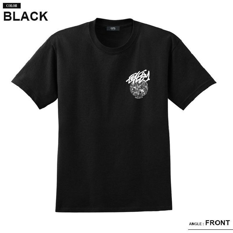 �礭�������� ��� EYEDY �����ǥ��� AGHARTA LOGO Ⱦµ�ԥ���� �� �� �֥�å� �ۥ磻�� XXL XXXL [M�� 1/1]