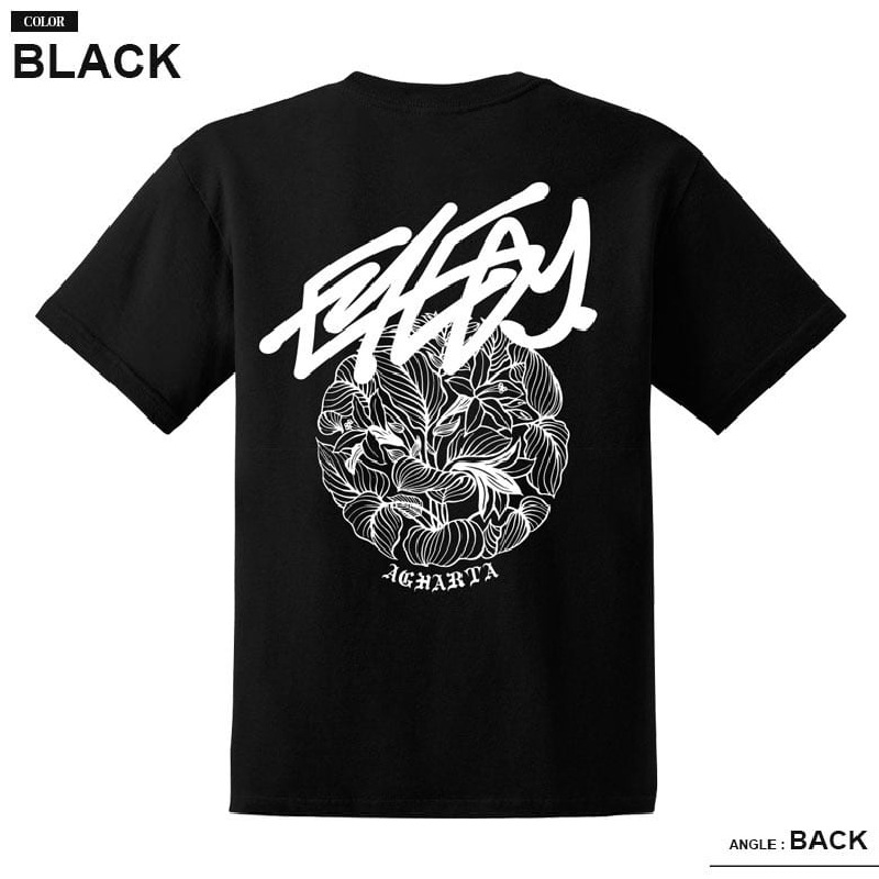 �礭�������� ��� EYEDY �����ǥ��� AGHARTA LOGO Ⱦµ�ԥ���� �� �� �֥�å� �ۥ磻�� XXL XXXL [M�� 1/1]