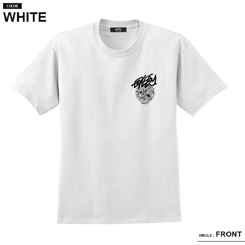 �礭�������� ��� EYEDY �����ǥ��� AGHARTA LOGO Ⱦµ�ԥ���� �� �� �֥�å� �ۥ磻�� XXL XXXL [M�� 1/1]