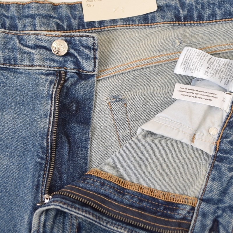 �礭�������� ��� CK Calvin Klein ����Х󥯥饤�� �ǥ˥�ѥ�� �����ѥ� ������ ����� SLIM 40�����