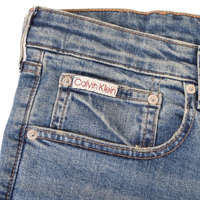 �礭�������� ��� CK Calvin Klein ����Х󥯥饤�� �ǥ˥�ѥ�� �����ѥ� ������ ����� SLIM 40�����