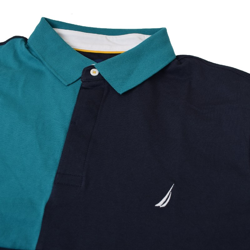 �礭�������� ��� NAUTICA �Ρ��ƥ��� �Ρ����� �ݥ������ Ⱦµ Classic Fit Colorblock Polo XXL XXXL [M�� 1/1]
