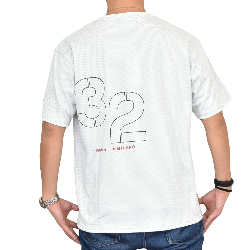 SALE 礭  SY32 by SWEET YEARS ȥ䡼 å Ⱦµ T DIMPLE MESH STENCIL LOGO TEE XXXL XXXXL