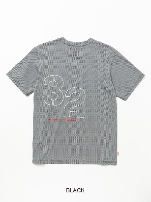 SALE 礭  SY32 by SWEET YEARS ȥ䡼 å Ⱦµ T DIMPLE MESH STENCIL LOGO TEE XXXL XXXXL