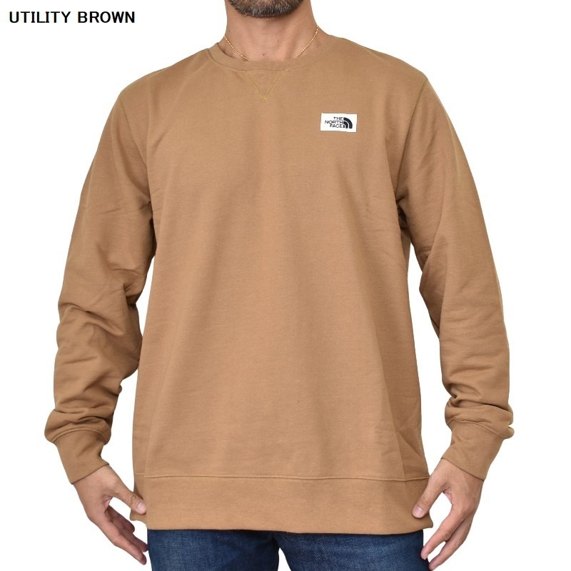 �礭�������� ��� �Ρ����ե����� THE NORTH FACE �������åȥ���� ���롼�ͥå� �ȥ졼�ʡ� ���ݥ���� �ѥå� Heritage Patch Crew ΢���� USA��ǥ� XL XXL XXXL