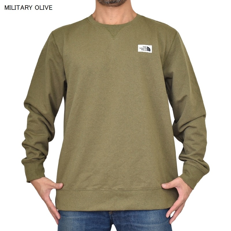 �礭�������� ��� �Ρ����ե����� THE NORTH FACE �������åȥ���� ���롼�ͥå� �ȥ졼�ʡ� ���ݥ���� �ѥå� Heritage Patch Crew ΢���� USA��ǥ� XL XXL XXXL