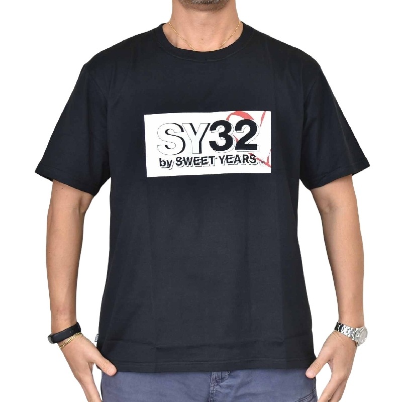 ��SALE�� �礭�������� ��� SY32 by SWEET YEARS ���������ȥ��䡼�� Ⱦµ T����� NEW BOX LOGO TEE XXXL XXXXL 