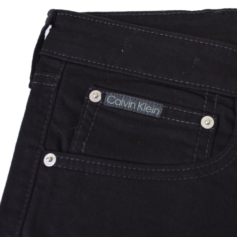 �礭�������� ��� CK Calvin Klein ����Х󥯥饤�� �֥�å��ǥ˥�ѥ�� �����ѥ� ������ �����ˡ� �� �֥�å� SKINNY 40�����