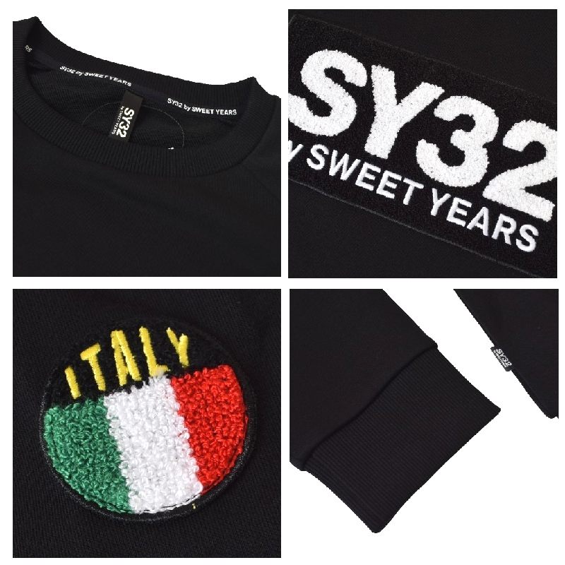 ��SALE�� �������� �礭�������� ��� SY32 by SWEET YEARS ���������ȥ��䡼�� ���롼�ͥå� �������åȥ���� �ץ륪���С� �ȥ졼�ʡ� ΢�ӥ������å� XXL XXXL XXXXL