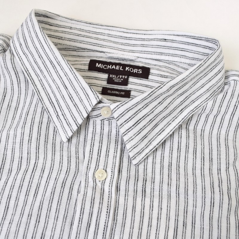 �礭�������� ��� MK MICHAEL KORS �ޥ����륳���� Ⱦµ �����ץ󥷥�� ���ȥ饤�� ��ͥ� �� XXL