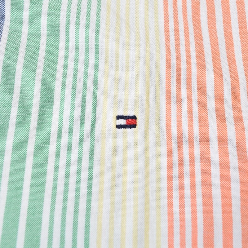 礭 TOMMY HILFIGER ȥߡҥե Ĺµ ݥ ȥ饤 ܥ XXL