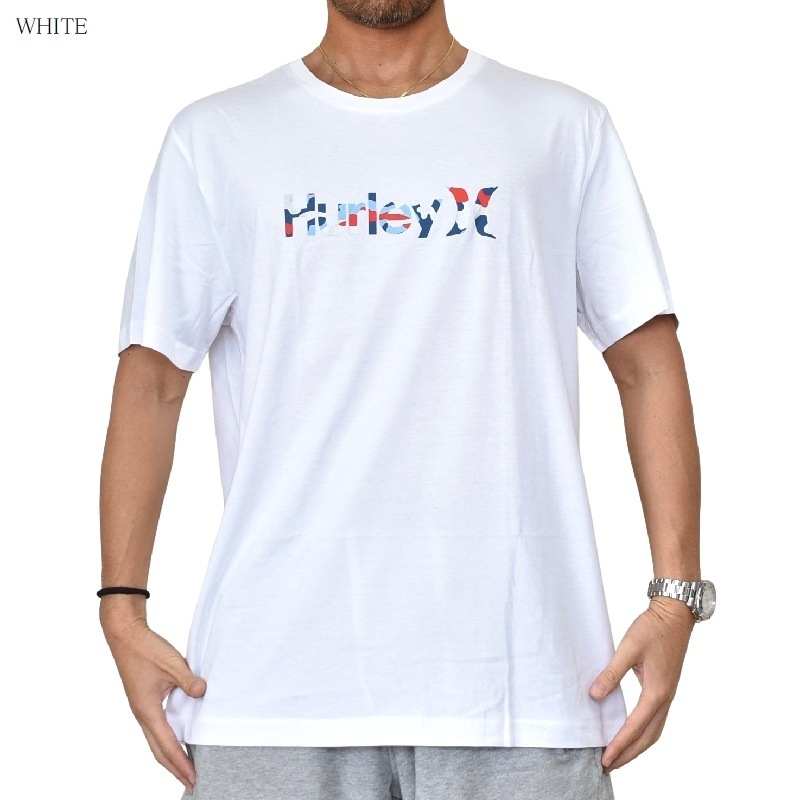 礭  Hurley ϡ졼 Ⱦµ ԥ º ե  ץ  ֥å  ۥ磻 USAǥ XXL [M 1/1]