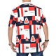 �礭�������� ��� NAUTICA �Ρ��ƥ��� �Ρ����� �ݥ������ Ⱦµ Sustainably Crafted Classic Fit Printed Polo XL XXL [M�� 1/1]