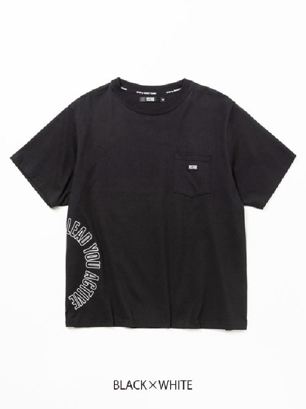  礭  SY32 by SWEET YEARS ȥ䡼 Ⱦµ T ݥå SEMICIRCLE LOGO POKET TEE XXXL XXXXL 