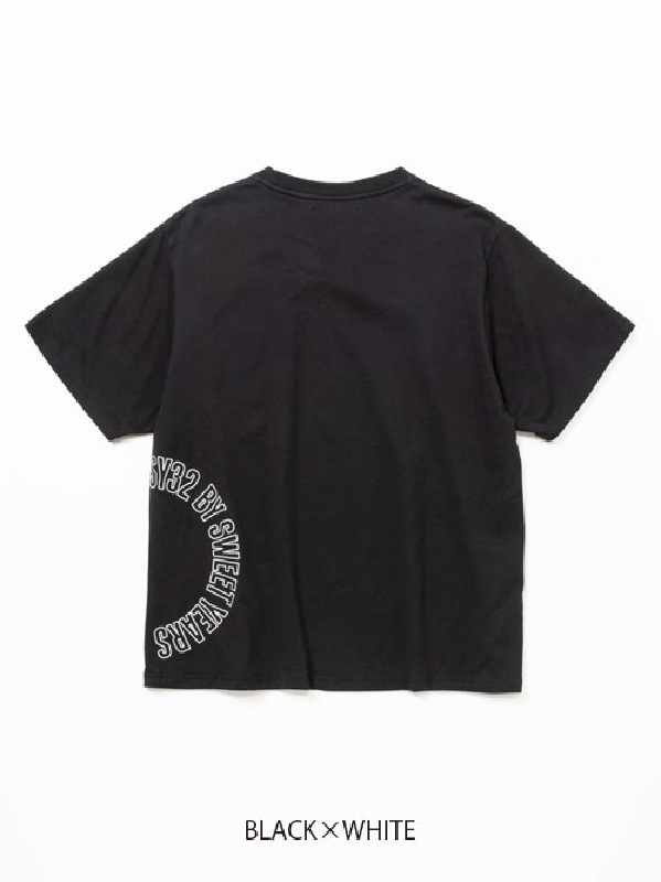  礭  SY32 by SWEET YEARS ȥ䡼 Ⱦµ T ݥå SEMICIRCLE LOGO POKET TEE XXXL XXXXL 