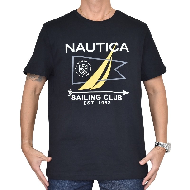 礭  NAUTICA Ρƥ Ρ Ⱦµ T 롼ͥå ֥å  ץ XL XXL XXXL