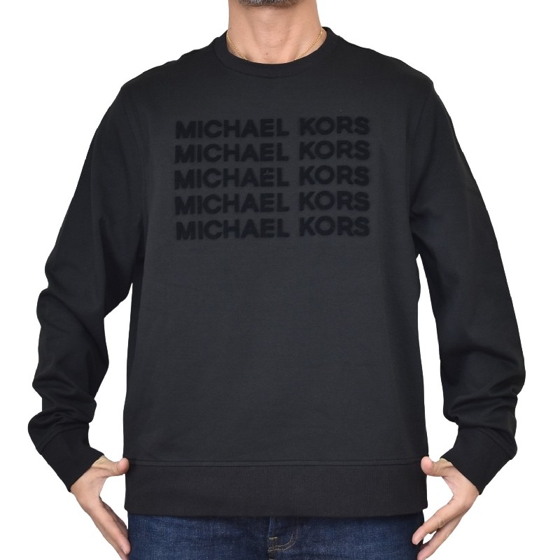 �礭�������� ��� MK MICHAEL KORS ���롼�ͥå� �������åȥ���� �ȥ졼�ʡ� ���� �ե��å��� �٥�٥å� �ѥå� ���롼�ͥå� �ץ륪���С� �֥�å� �� XXL