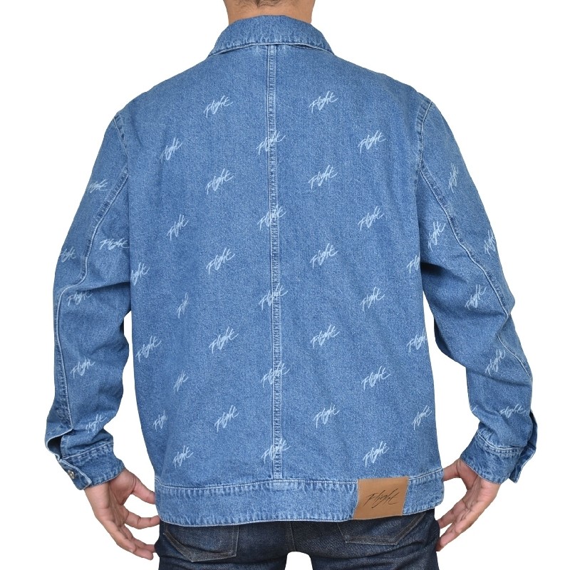 �礭�������� ��� NIKE �ʥ��� AIR JORDAN �������硼���� �ǥ˥ॸ�㥱�å� �������� USA��ǥ� Flight Heritage Denim Jacket XL