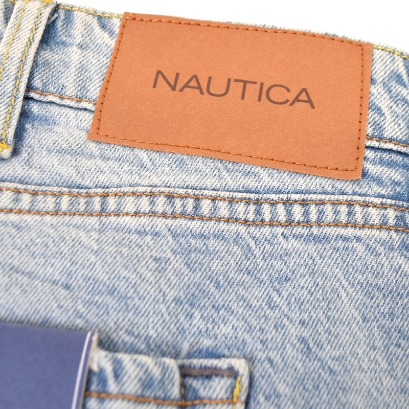 �礭�������� ��� NAUTICA �Ρ��ƥ��� �����ѥ� �ǥ˥� ������ ���ꥸ�ʥ� ���å��� ���ȥ�å� original relaxed stretch denim 42�����